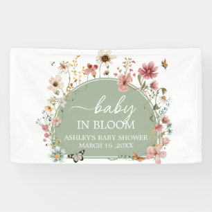 Baby Green Baby Bloom Baby Dusche Banner
