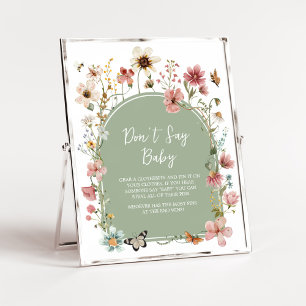 Baby Green Baby Bloom Babydusche Sage nicht Baby Poster