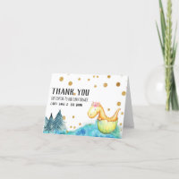 *~* Baby Green Dragon Girl Babydusche Vielen Dank