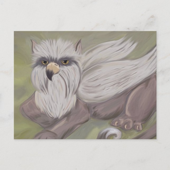 Baby Griffin Postkarte (Vorderseite)
