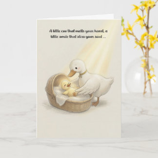 Baby-Grußkarte Christlicher Glaube Karte