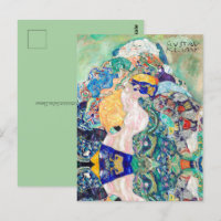 Baby Gustav Klimt Vintag Art