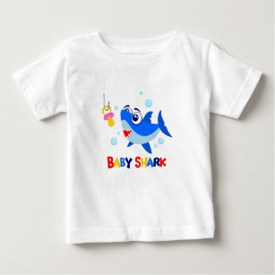 Baby-Haifisch-Baby-Geldstrafe-Jersey-T - Shirt