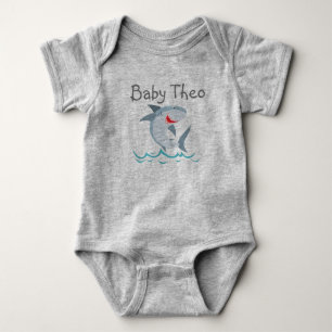 Baby-Haifisch mit Namen Baby Strampler