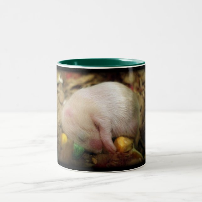 Baby-Hamster-Tasse Zweifarbige Tasse (Mittel)