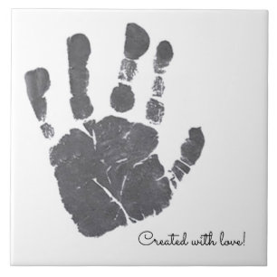 Baby Handprint Kinderzimmer dekorativ Fliese