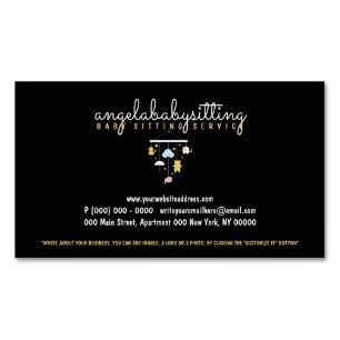 Baby Hanging Toys Duck Elephant Cloud Magnetische Visitenkarte