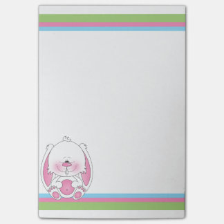 Baby-Häschen-Cartoon Post-it Klebezettel