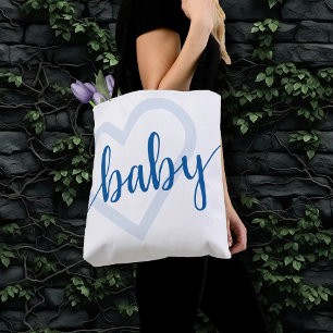 Baby Heart   Cerulean Blue Classic Blüh Script