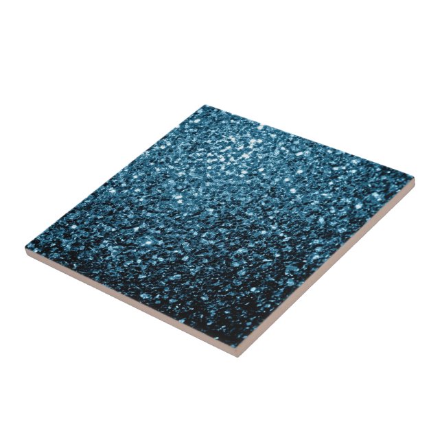 Baby hellblauer falscher Glitter funkelt Fliese (Seite)