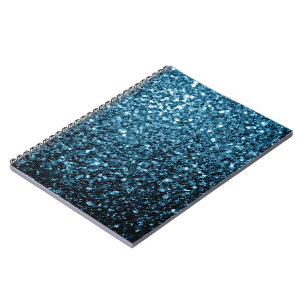 Baby hellblaues falsches Glitter Funkeln Notizblock