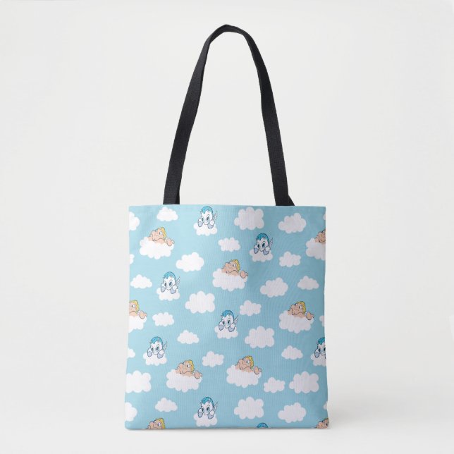 Baby Hercules and Pegasus Cloud Pattern Tote Bag (Vorderseite)