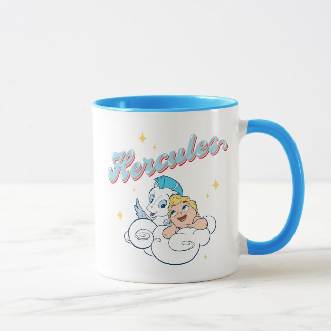Baby Hercules and Pegasus on a Cloud Mug Tasse (Rechts)
