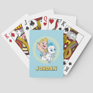 Baby Hercules Riding Pegasus Poker Cards Spielkarten