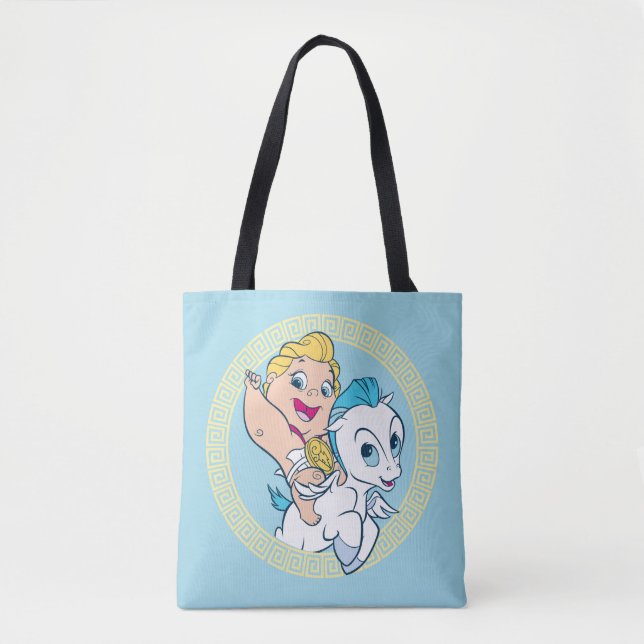 Baby Hercules Riding Pegasus Tote Bag (Vorderseite)