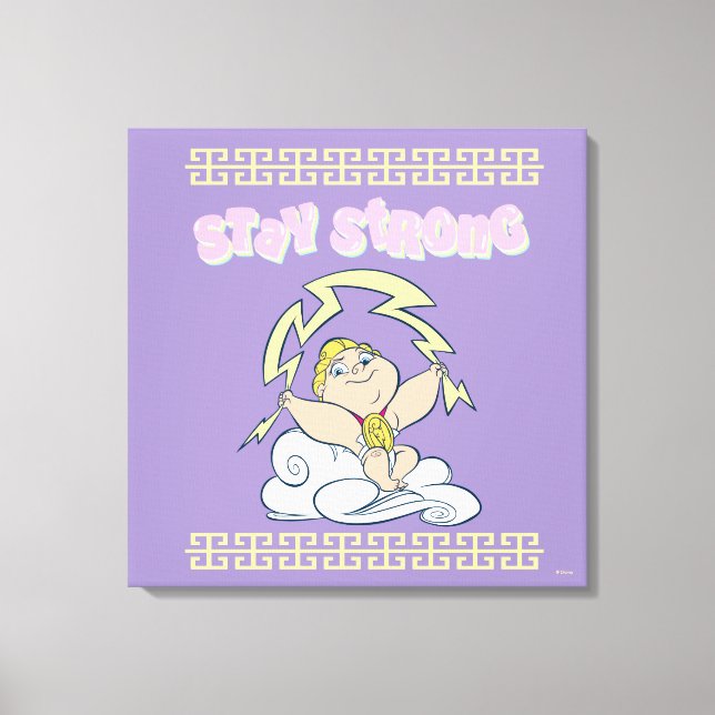 Baby Hercules - Stay Strong Canvas Print Leinwanddruck (Vorderseite)