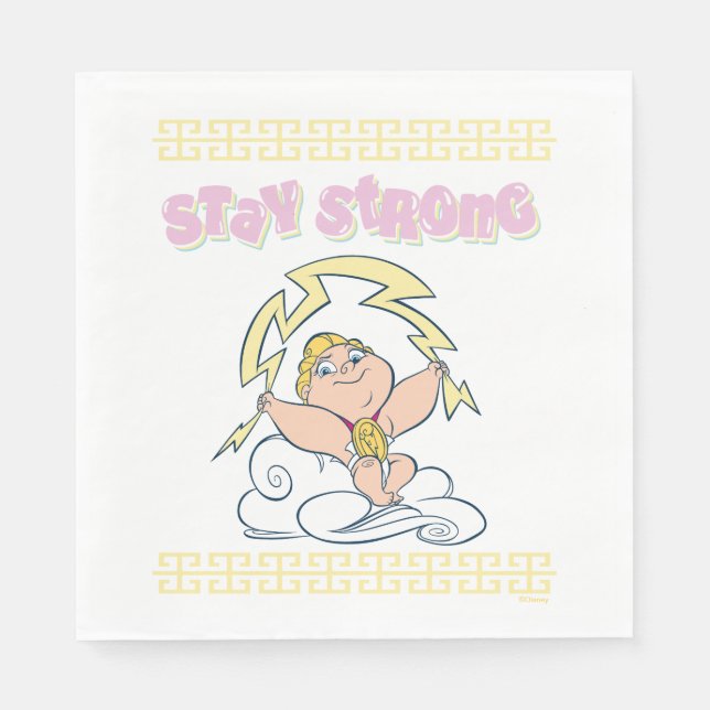 Baby Hercules - Stay Strong Napkins Serviette (Vorderseite)