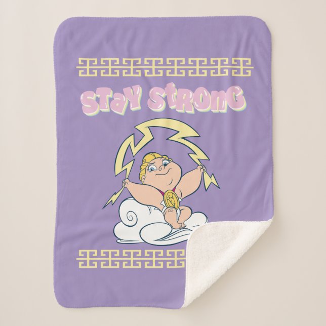 Baby Hercules - Stay Strong Sherpa Blanket Sherpadecke (Vorderseite)