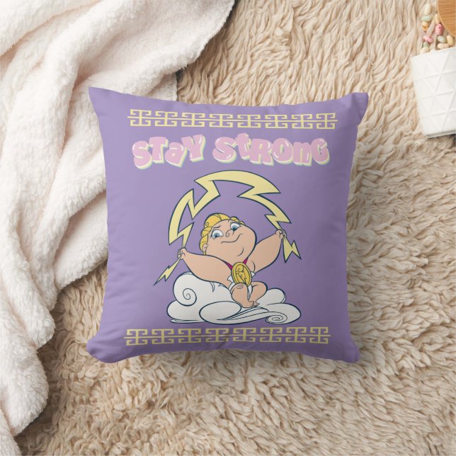 Baby Hercules - Stay Strong Throw Pillow Kissen (Decke)