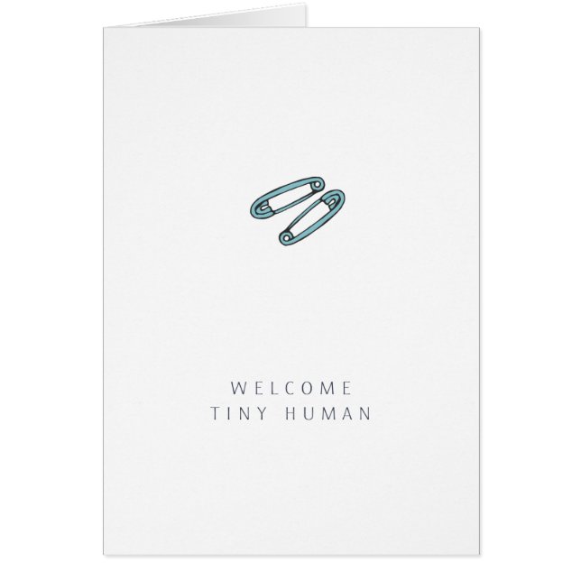 Baby Herzlichen Glückwunsch | Blue Diaper Buttons  (Vorne)