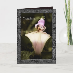 Baby Herzlichen Glückwunsch Karte