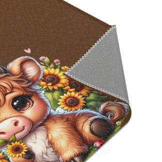 Baby Highland Cow Door Mat Fußmatte