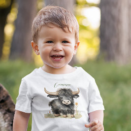 Baby Highland Cow T-shirt