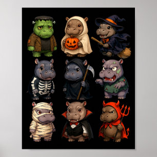 Baby-Hip-Geist-Zombie-Hexe-Halloween-Kostüm für Ki Poster