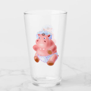 Baby Hippo Glass Glas