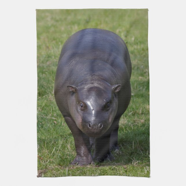 Baby Hippo Küchentuch (Vertikal)