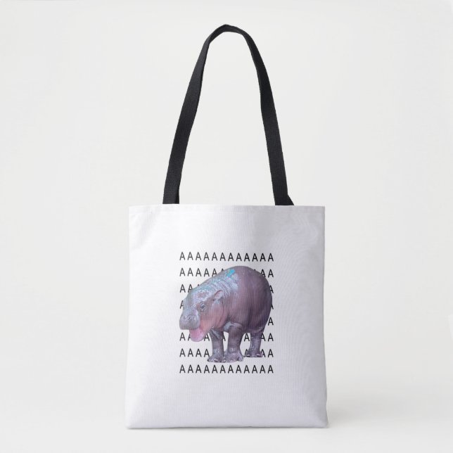 Baby Hippo Moo Deng Tank Top (Vorderseite)