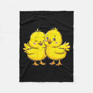 Baby Huhn Küken Bauer Bauernhof Mädchen T-Shirt.pn Fleecedecke