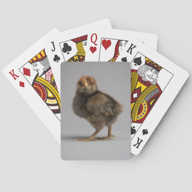 Baby-Huhn Spielkarten (Rückseite)