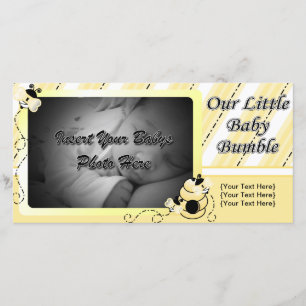 Baby-Hummel-Mitteilung Ankündigung