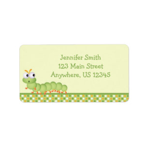 Baby-Hundertfüßer Adressaufkleber