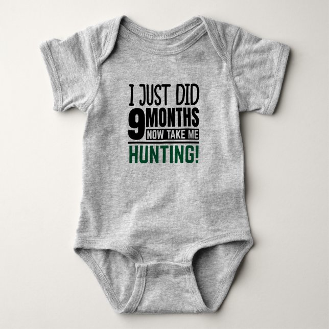 Baby Hunting Jersey Strampler (Vorderseite)