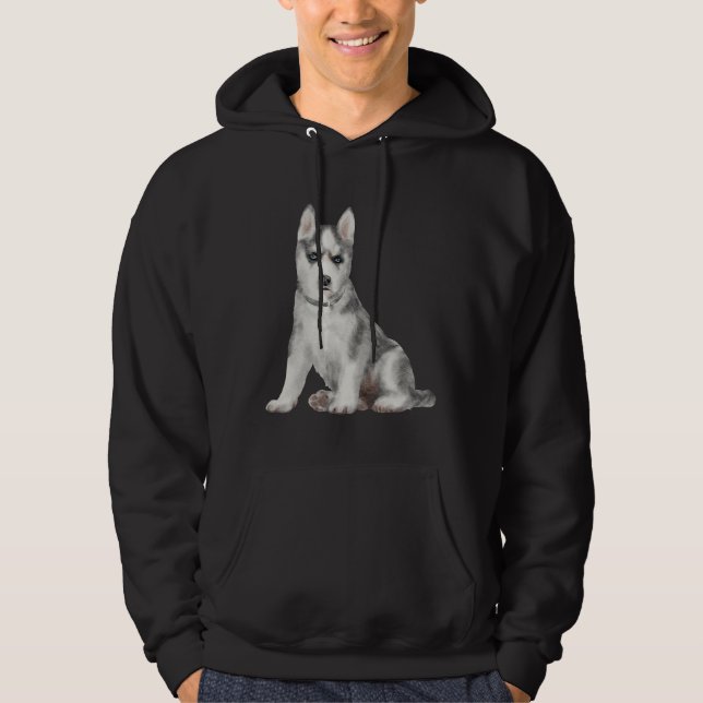Baby Husky Dog Hoodie (Vorderseite)