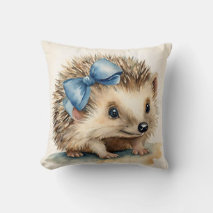 Baby Igel Blaues Band Jungen Kissen