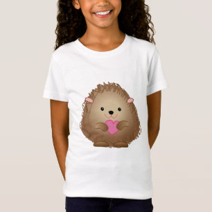 Baby Igel mit Herzmädchen T T-Shirt