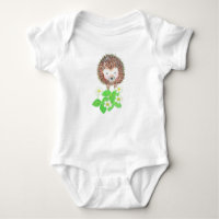 Baby Igel & Wild Strawberry Blume