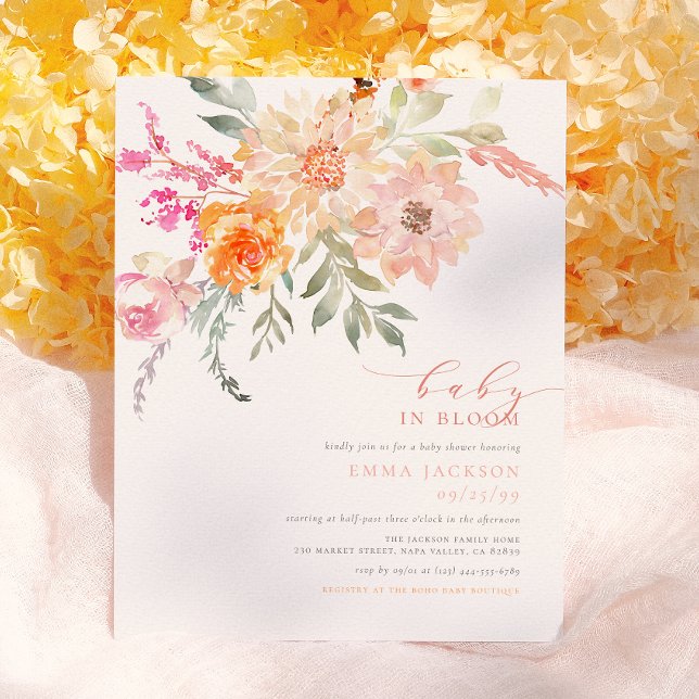 Baby im Blut | Blush Spring Floral Showbudget (Von Creator hochgeladen)