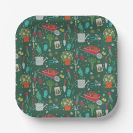 Baby im blutenden Kinderschuh Pappteller