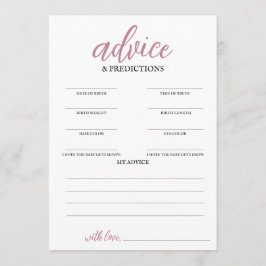 Baby in Bloom Advice & Predictions Programm