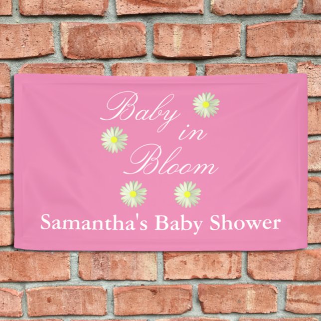 Baby in Bloom Baby Dusche Banner (Von Creator hochgeladen)