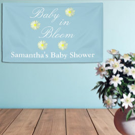 Baby in Bloom Baby Dusche Banner