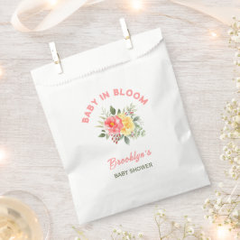 Baby in Bloom Baby Dusche Blütenpflanze Blume bota Geschenktütchen