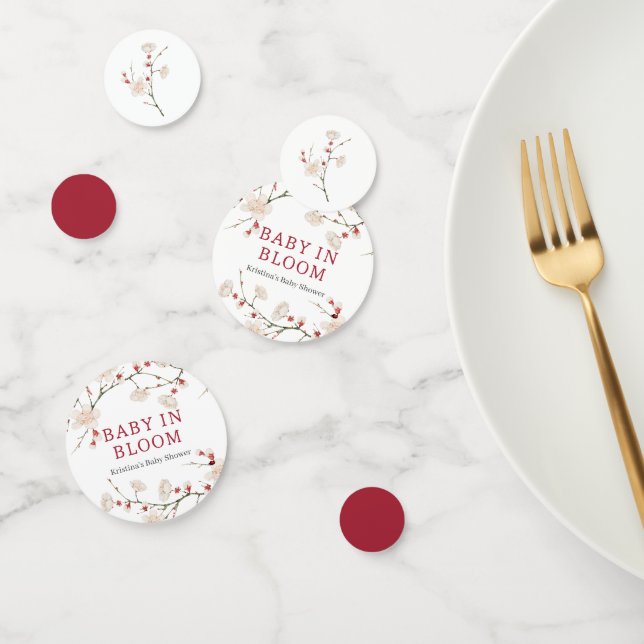 Baby in Bloom Baby Dusche Konfetti (Gruppe)