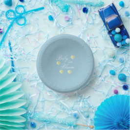 Baby in Bloom Baby Dusche Pappteller