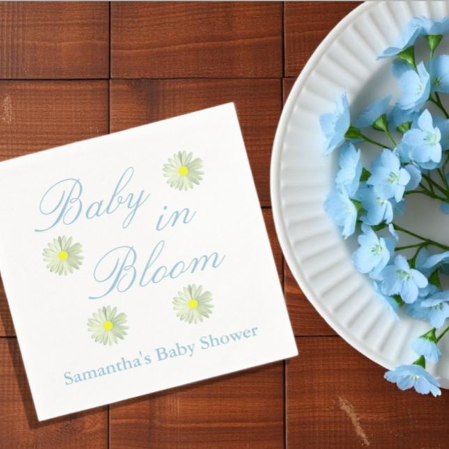 Baby in Bloom Baby Dusche Serviette (Von Creator hochgeladen)