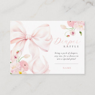 Baby in Bloom Baby Duwer Diaper Raffle Begleitkarte